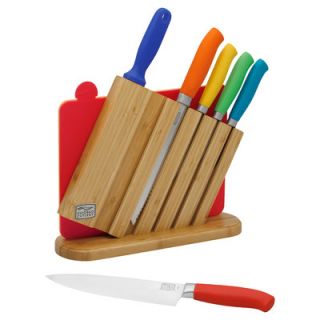 Kinzie Colors 9 Piece Knife Block Set by Chicago Cutlery