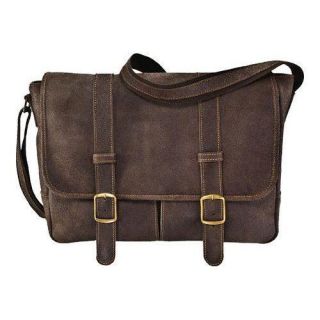 David King Leather Cafe Double Strap Messenger Bag   17578545