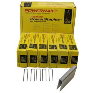 POWERNAIL PowerStaples 2 in. 15 1/2 Gauge Hardwood Flooring Staples 6 Boxes of 1,000 Count S 200 15