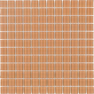 Elida Ceramica Skin Uniform Squares Mosaic Glass Wall Tile (Common: 12 in x 12 in; Actual: 11.75 in x 11.75 in)
