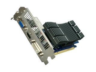 ASUS GeForce 210 DirectX 10.1 EN210 SILENT/DI/512MD2(LP) 512MB 64 Bit DDR2 PCI Express 2.0 x16 HDCP Ready Low Profile Ready Video Card