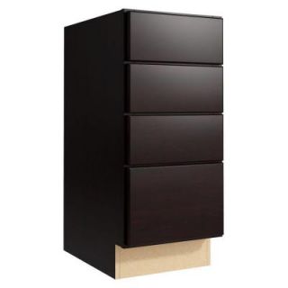 Cardell Pallini 15 in. W x 34 in. H Vanity Cabinet Only in Coffee VBD152134.4.AE0M7.C63M