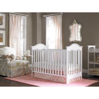 Fisher Price Charlotte 3 in 1 Fixed Side Convertible Crib, (Choose Your Finish)