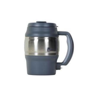 Bubba 20 oz. (591 ml) Insulated Double Walled BPA Free Mug with Stainless Steel Band 523 Charcoal