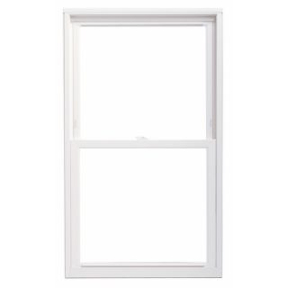ThermaStar by Pella Vinyl Double Pane Annealed Replacement Double Hung Window (Rough Opening: 30.75 in x 57.75 in Actual: 30.5 in x 57.5 in)