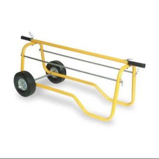 Power First Wire Spool Cart, Portable, Wheeled, Green, 1TCY5