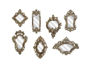 Imax 52977 7 Loletta Victorian Inspired Mirrors   Set of 7