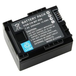 Insten Decoded Li ion Battery For Canon BP 808