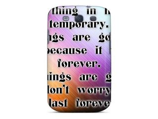 Hot Style IrX4313WJtZ Protective Case Cover For Galaxys3(everything In Life)