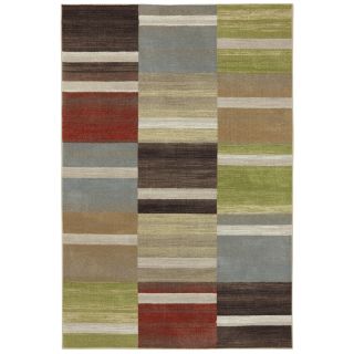 Mohawk Home Simplicity Brown Rectangular Indoor Woven Area Rug (Common: 8 x 11; Actual: 96 in W x 132 in L x 0.5 ft Dia)