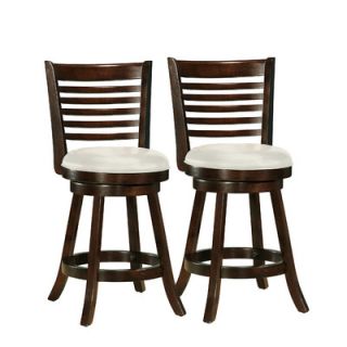 Woodgrove 24 Swivel Bar Stool with Cushion by CorLiving