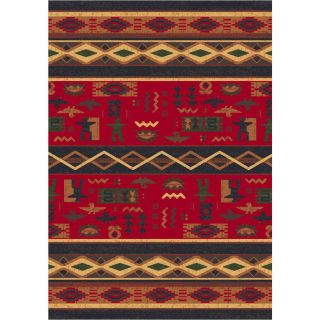 Milliken Wide Ruins Rectangular Black Transitional Tufted Area Rug (Common: 5 ft x 8 ft; Actual: 5.33 ft x 7.66 ft)