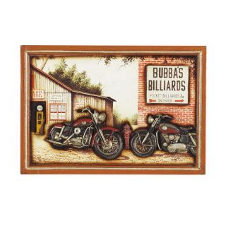 RAM Gameroom Products 22 in W x 16.5 in H Transportation Framed Art