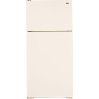 Hotpoint 28 in. W 15.6 cu. ft. Top Freezer Refrigerator in Bisque DISCONTINUED HTR16BBELCC