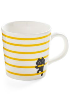 Play It on the Line Mug in Purr  Mod Retro Vintage Kitchen