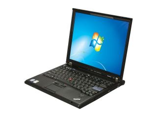 ThinkPad Laptop T61 Intel Core 2 Duo 2.00GHz 2 GB Memory 60 GB HDD 14.1" Windows 7 Home Premium 18 Months Warranty