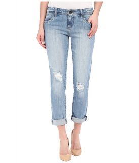 KUT from the Kloth Adele Slouchy Boyfriend Jeans in Touch w/ New Vintage Base Wash Touch/New Vintage Base Wash