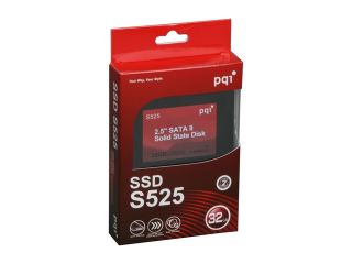 PQI 2.5" 32GB SATA II MLC Internal Solid State Drive (SSD) DK9320GD3R000A03