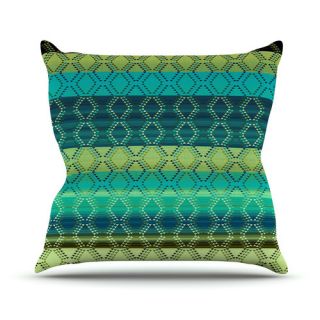 Denin Diamond Gradient by Nina May Throw Pillow