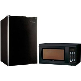 Haier 4.52 cu ft Refrigerator with RCA 1.1 cu ft Microwave Value Bundle