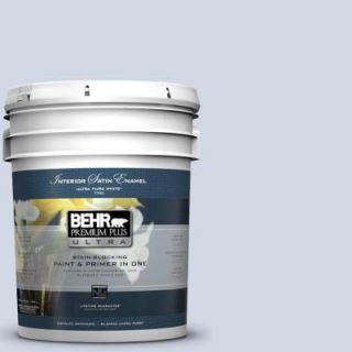 BEHR Premium Plus Ultra 5 gal. #S540 1 So Blue Berry Satin Enamel Interior Paint 775005