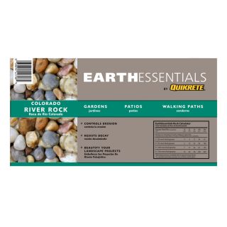 EARTHESSENTIALS BY QUIKRETE 0.5 cu ft Colorado River Stone