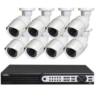 Q SEE Platinum Series 8 Channel 1080p 3TB NVR Surveillance System with (8) 1080p Bullet Cameras, 100 ft. Night Vision QT848 8L5 3