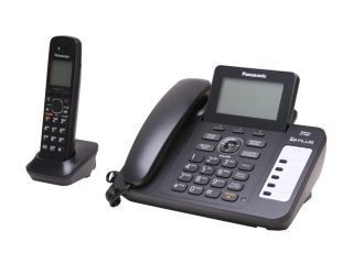 Panasonic KX TG6671B Expandable Corded/Cordless Dect 6.0 Plus Answering System with Large LCD