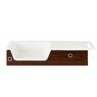 Rylan Falls 42 Vanity with Solid Surface Top & Integrated Lavatory in