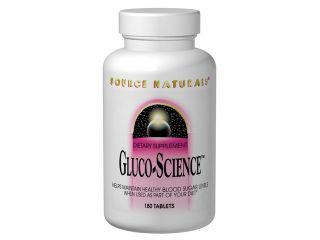 Gluco Science   180 Tablets by Source Naturals