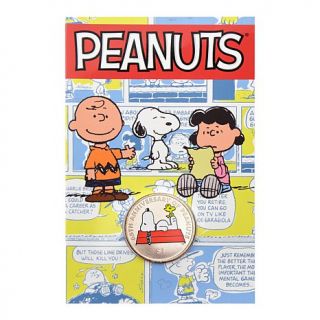 2015 Uncirculated $1 Copper Nickel Colorized 65th Anniversary Peanuts Coin   7968047