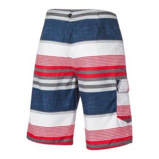 Mens ONeill Santa Cruz Stripe Boardshorts Dark Navy   17188860