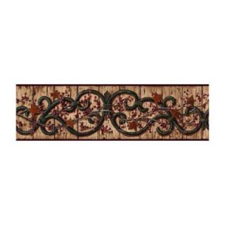 York Wallcoverings 6 in. Iron Scroll Border DISCONTINUED HK4681BD