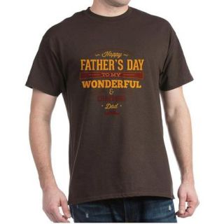 CafePress Men's Happy Father's Day   Wonderful & Charming Dad T Shirt