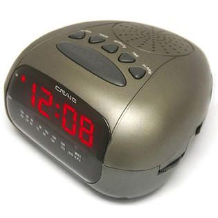 Craig Electronics LED AM/FM Alarm Clock Radio   TVs & Electronics
