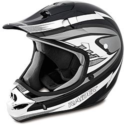 Raider Adult Silver MX 3 Helmet   13206850   Shopping   Top