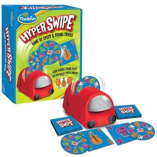 Think Fun Think Fun Hyper Swipe Game   Toys & Games   Family & Board