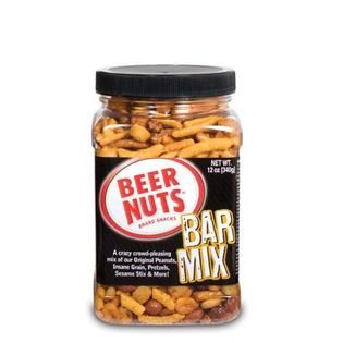 Beer Nuts Bar Mix Family 12 oz jar   Food & Grocery   Snacks   Snack