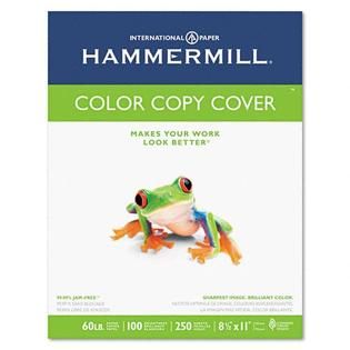 Hammermill  Cover Stock, 60lb, White, 98 Brightness, Letter