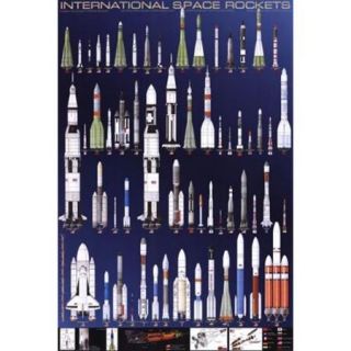 International Space Rockets Poster Print (24 x 36)