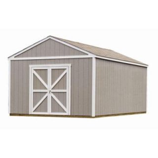 Handy Home Products Columbia 12 ft. x 20 ft. Wood Storage Building Kit with Floor 18221 1