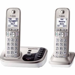 Panasonic Expandable Digital Cordless Answering System w/ 2 Handsets