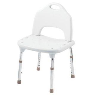 MOEN Adjustable Tub and Shower Chair in Glacier White DN8060