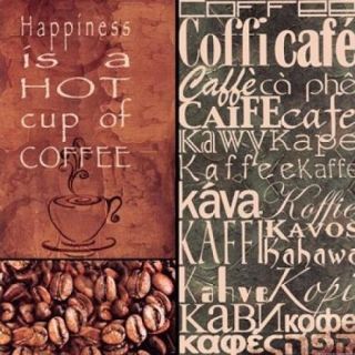 Coffee In Any Language Poster Print by Lisa Wolk (12 x 12)