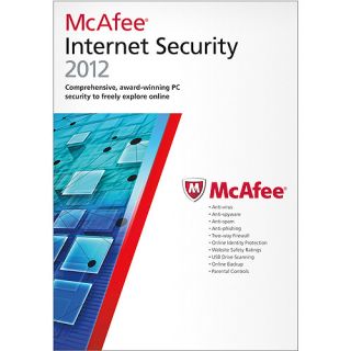 McAfee PC Attach Internet Security 2012, 1 User (PC)