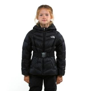 The North Face Girls Collar Back Down TNF Black Jacket  