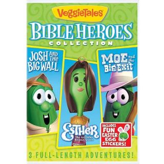 VeggieTales: Bible Heroes Triple Feature   Josh And The Big Wall / Esther: The Girl Who Became Queen / Moe And The Big Exit (With Sticker Sheet) (Full Frame)