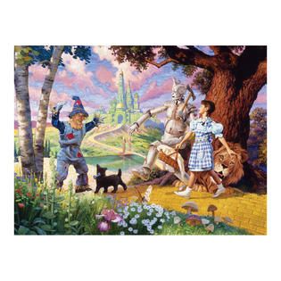Outset Media Games The Wizard of Oz Puzzle: 400 Pcs   Toys & Games