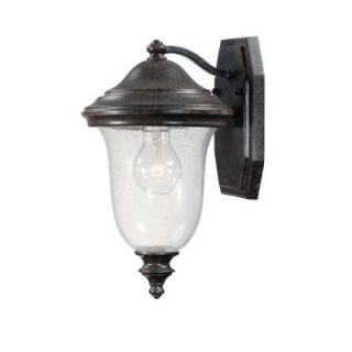 Filament Design 1 Light 13 in. Wall Lantern New Tortoise Finish Seeded Glass DISCONTINUED CLI CPT203394700
