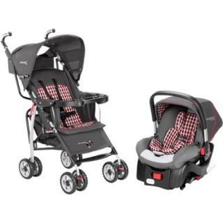 The First Years Wisp Travel System, Plaid Gray